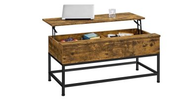 Comprar mesa de centro elevable industrial en Amazon